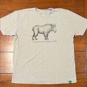 Glacier National Park T-shirt - XXL - Like New - Grey